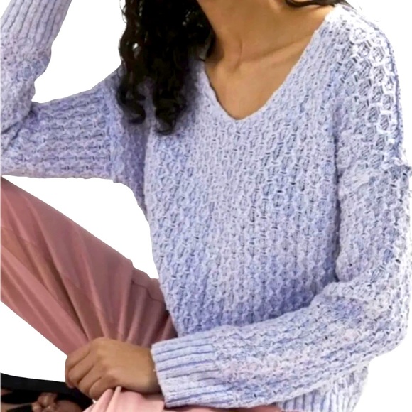 Anthropologie Pilcro Christian V-Neck Chunky Knit Sweater Size XSmall - Picture 5 of 11